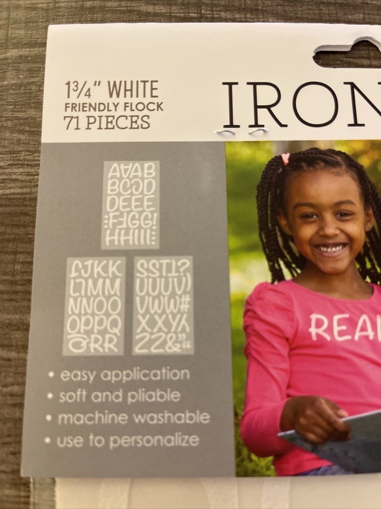 SEI Friendly Flick Letters 1.75" White 71 Pcs