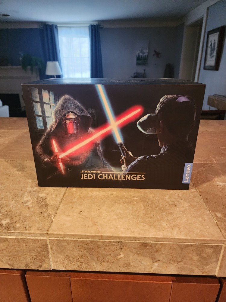 CIB Lenovo Star Wars Jedi Challenges AR Headset w/Lightsaber Controller Open Box