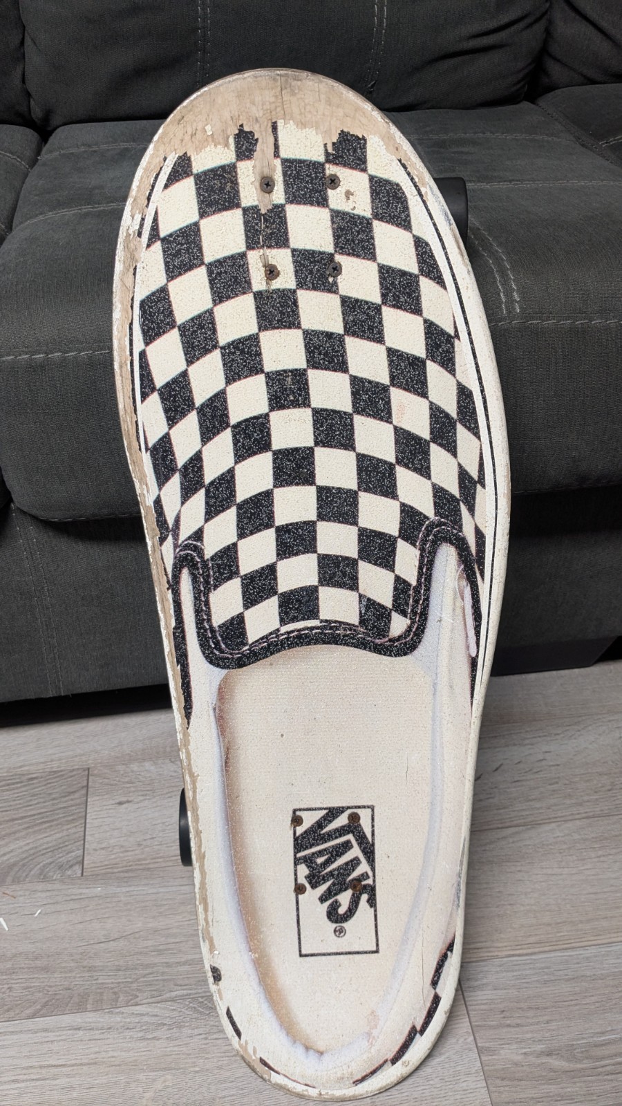 Santa Cruz x Vans Cruiser Board 2012 Promo Checker Slip On Oj3 Krux Trucks Shoe