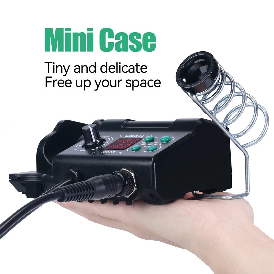 YIHUA Soldering Iron Station Digital Hot Air Gun Desoldering Rework Station Kit