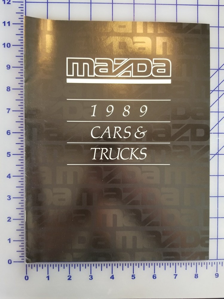 1989 Mazda Brochure Original Full Line