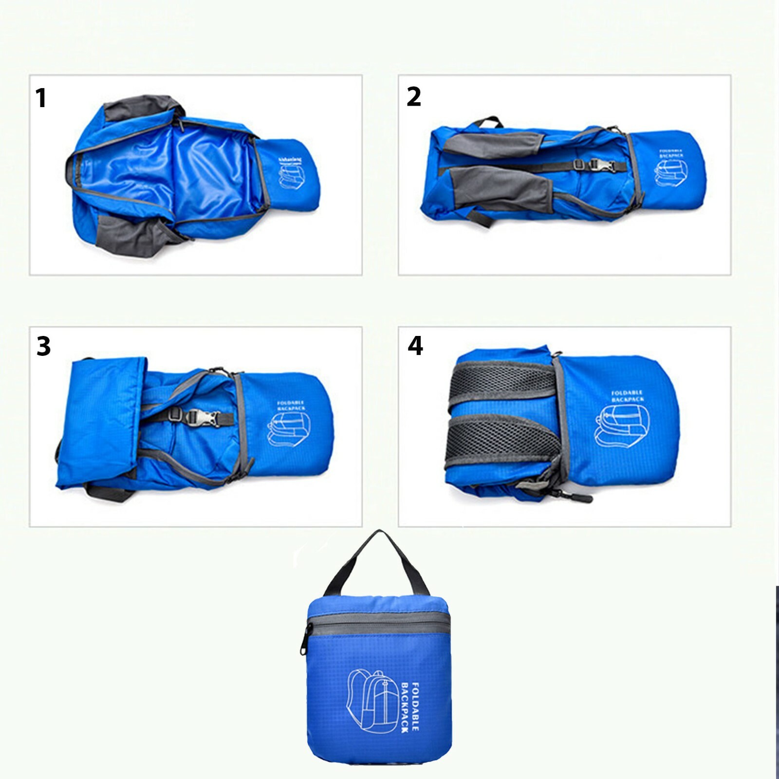 Lightweight Foldable Waterproof Sports Backpack Travel Hiking Packable Daypack