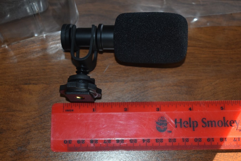 Mini Cardioid Micro Directional Black Shotgun Microphone For Smartphone/Camera 
