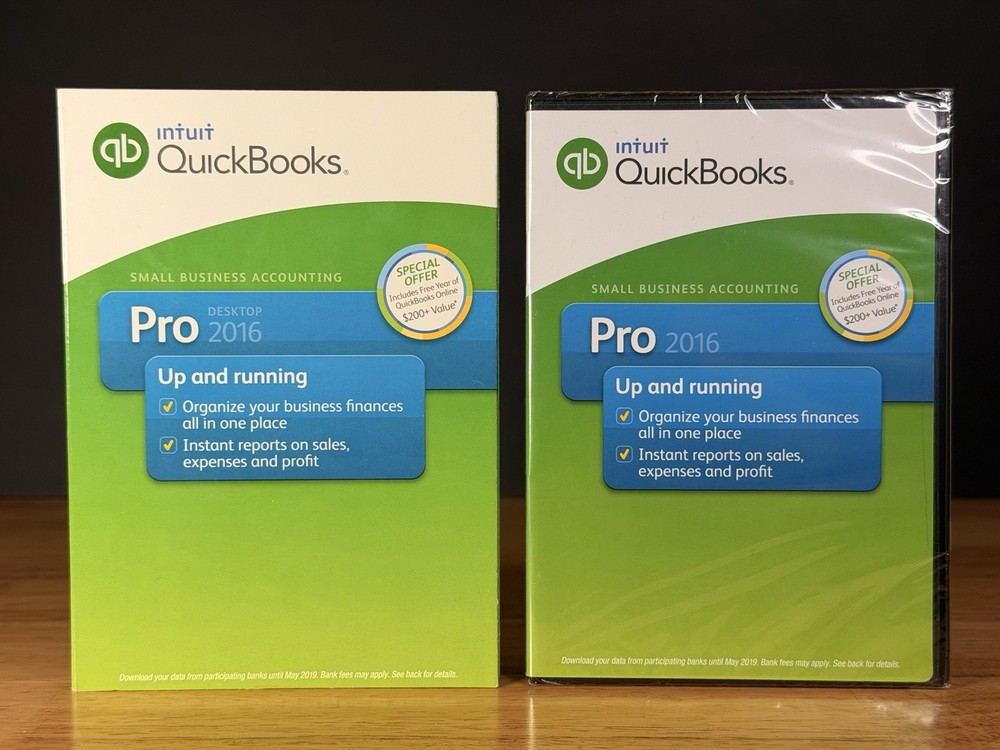 NEW Quickbooks 2016 Desktop Pro Windows Retail -NO SUBSCRIPT10N- SEALED