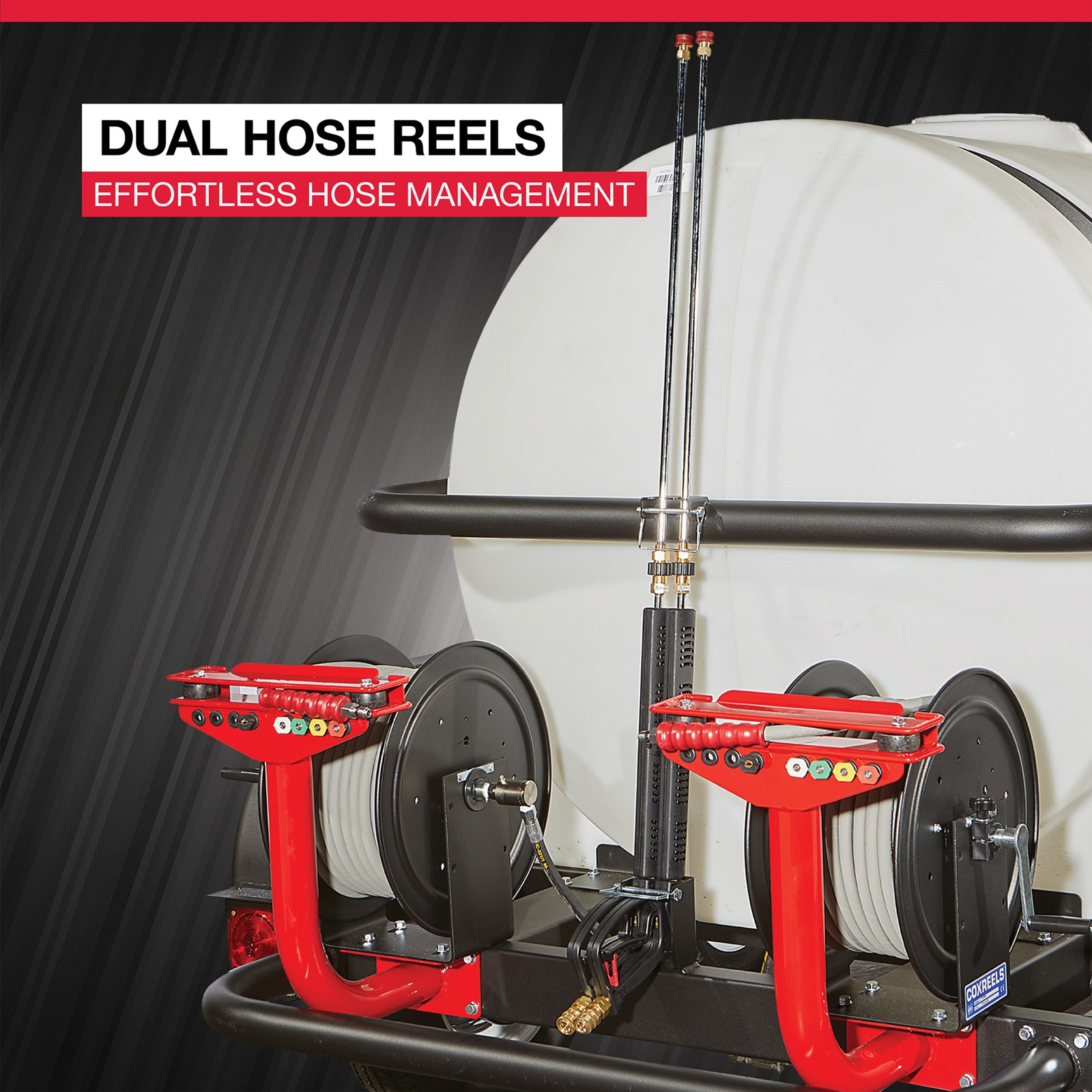 NorthStar Hot Water Commercial Pressure Washer Trailer with 2 Wands, 4000 PSI,