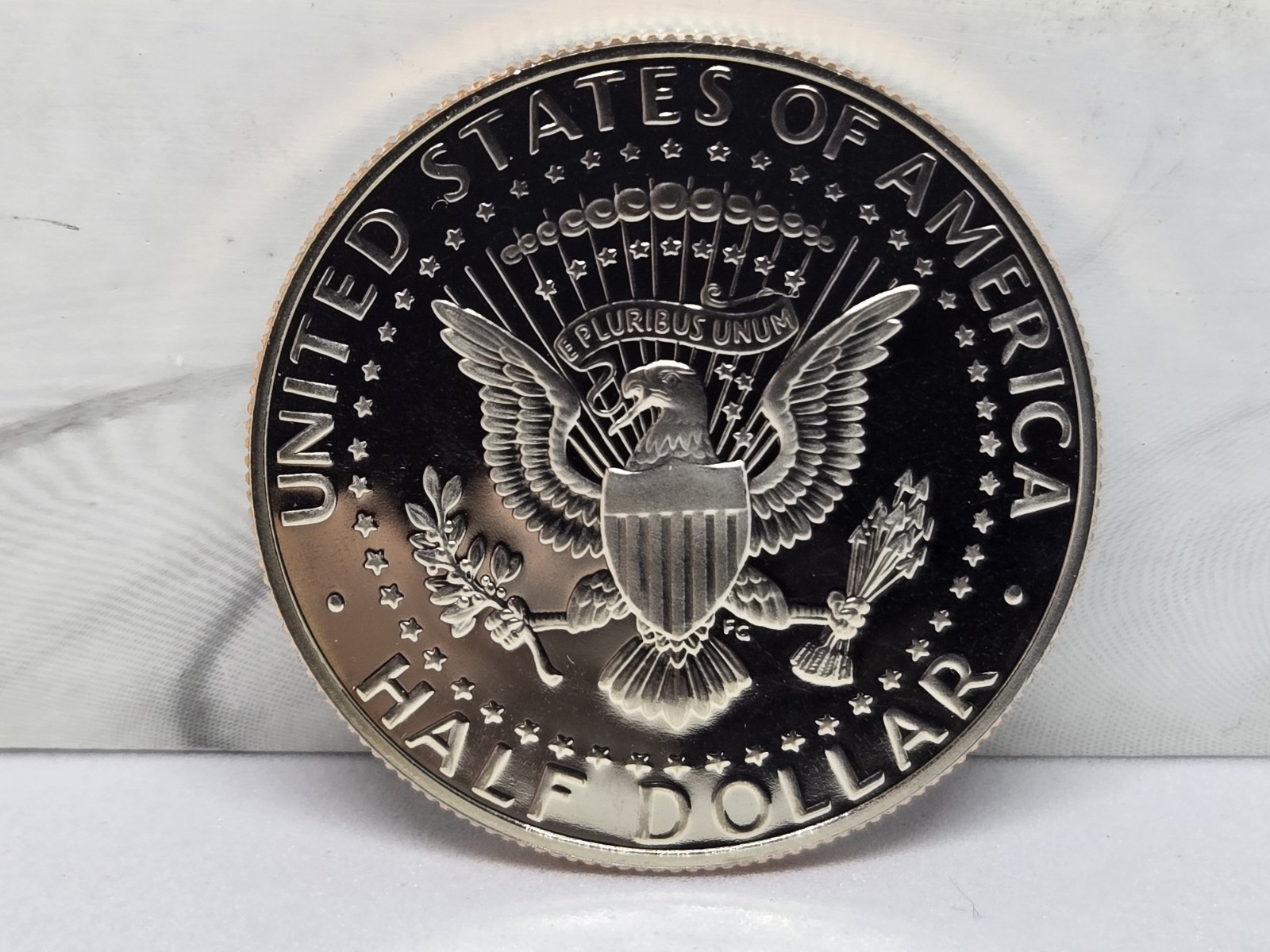 2007-S Kennedy Half Dollar CLAD Proof Mirror Finish From Proof Set