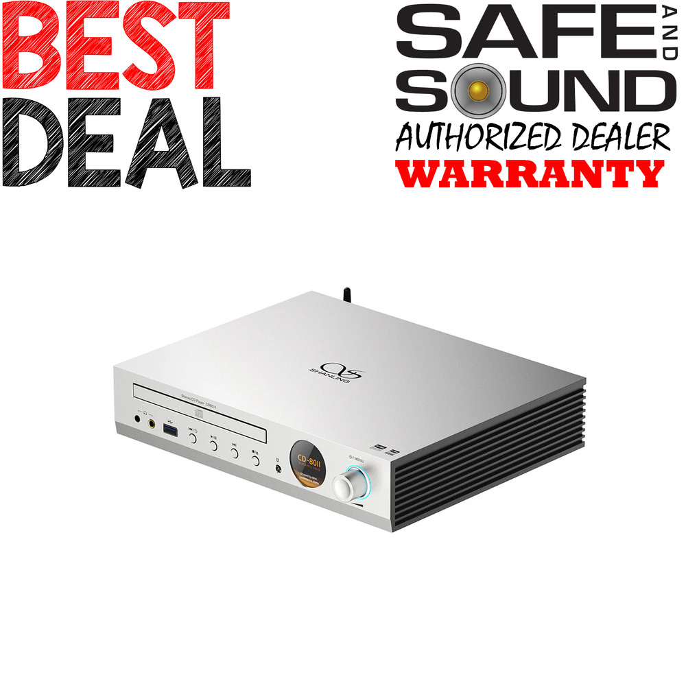 Shanling CD80 II Highly Versatile and Compact CD Player | Silver