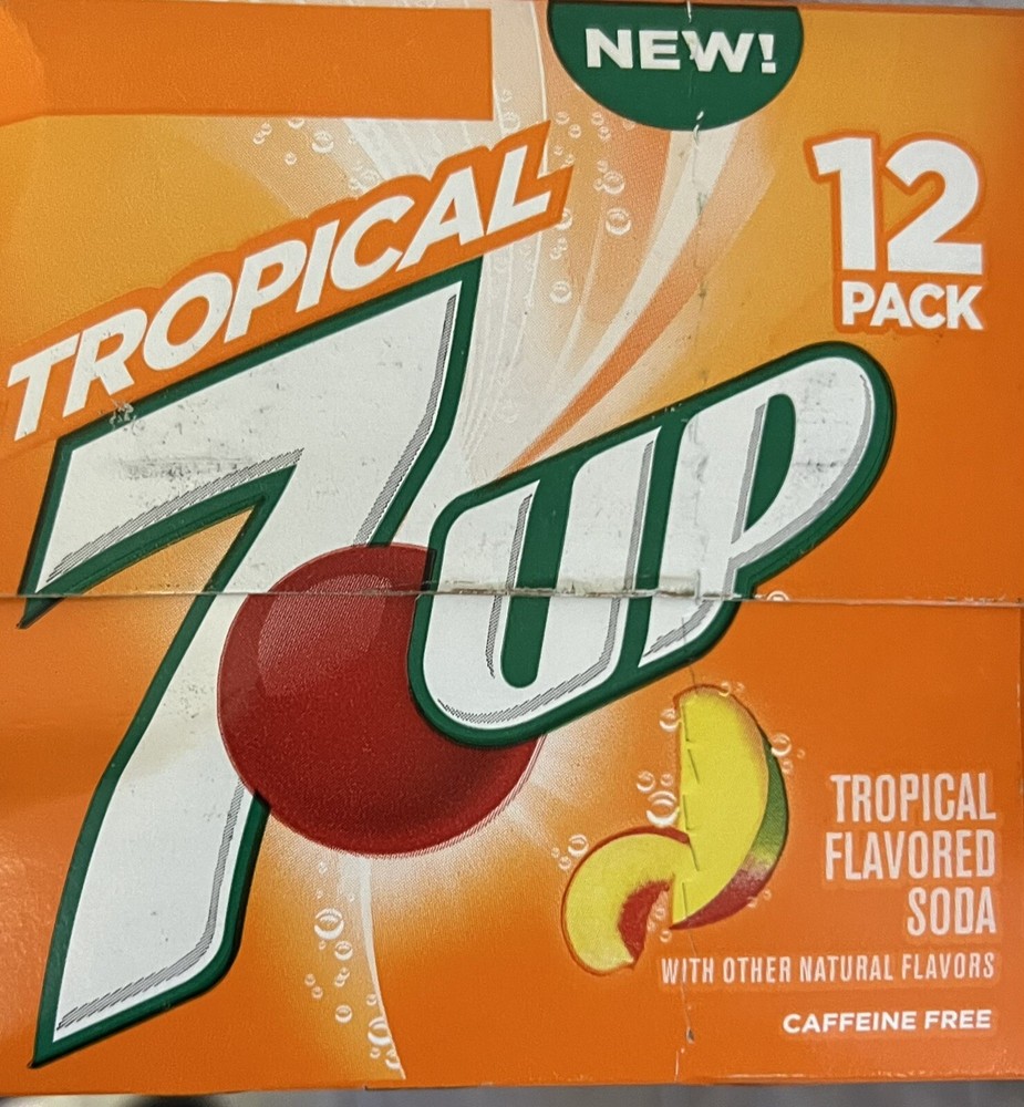 7 Up Tropical Flavored Soda 12 pack
