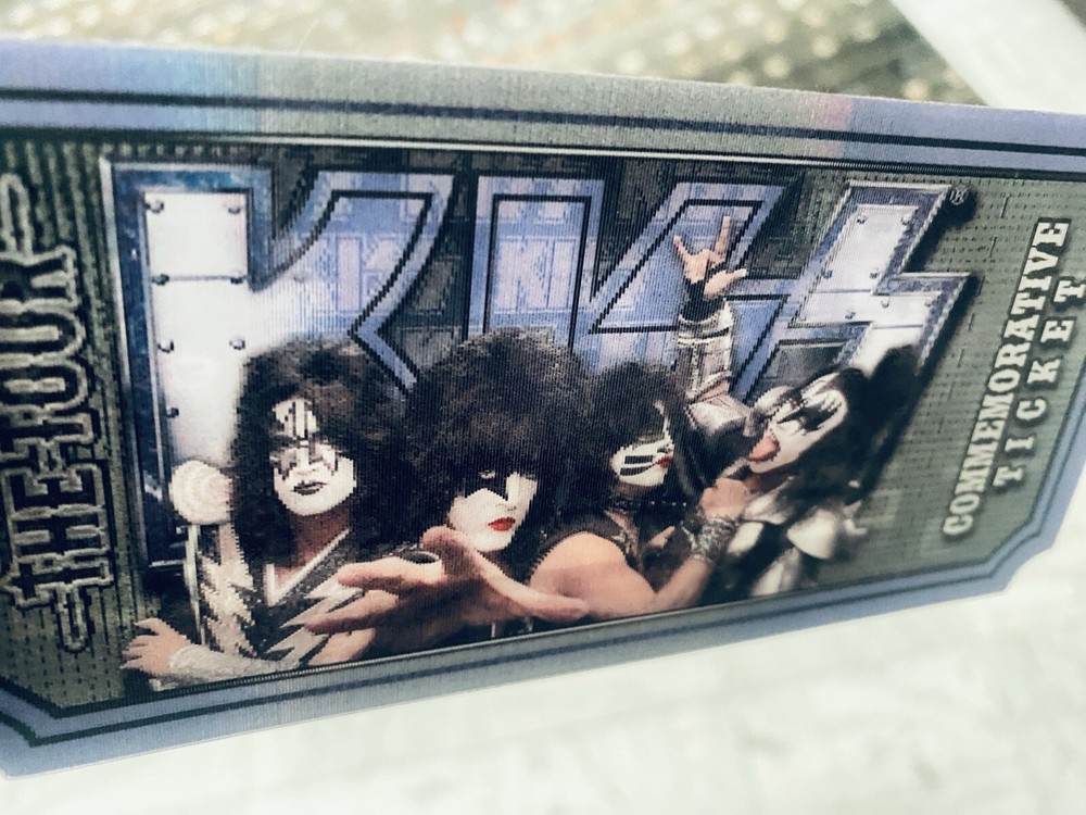 Signed KISS Shirt VIP 2012 Faces Trunk LTD Premium Licensed Tour 2012 W/ Ticket