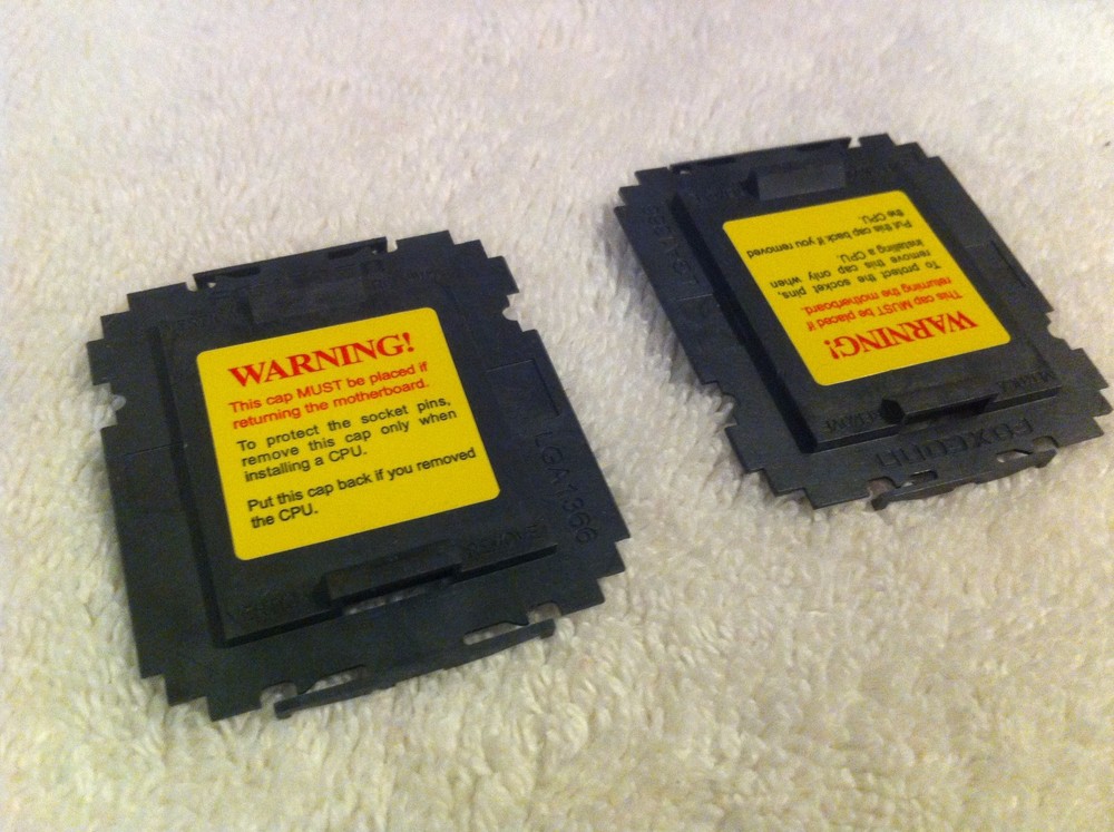 40 pcs  Foxconn Intel LGA1366 CPU Socket Protector Cover ,ORIGINAL PART,Yellow