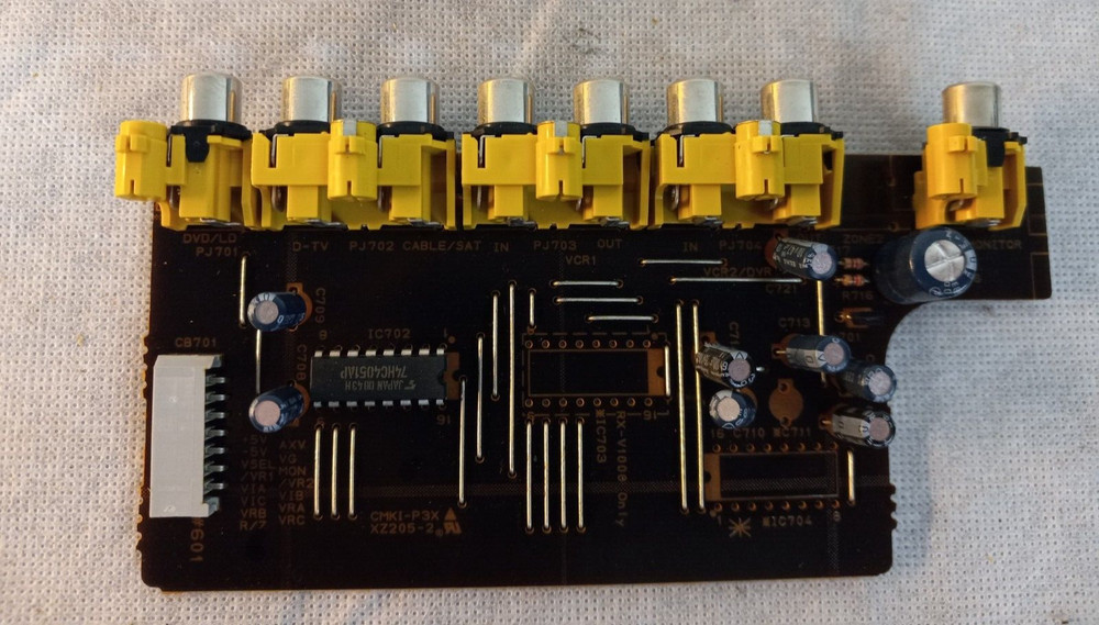 YAMAHA RX-V800 AV Receiver VIDEO INPUT PCB