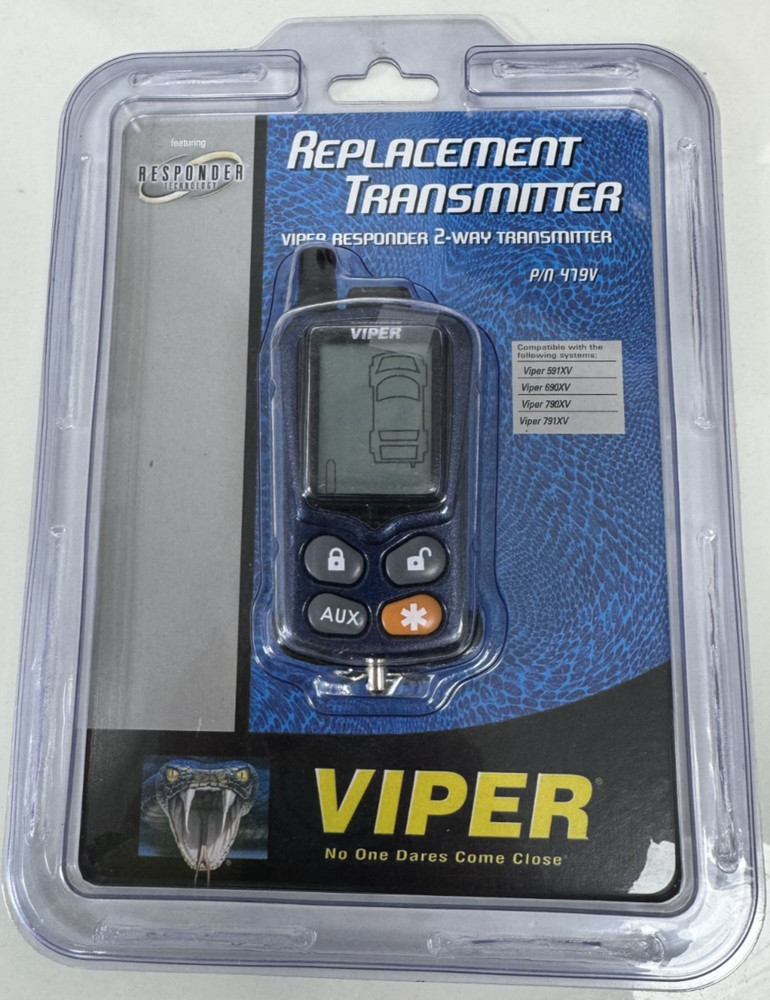 NEW VIPER Replacement BLUE 2-Way Remote Control Transmitter - 479V - OPEN BOX