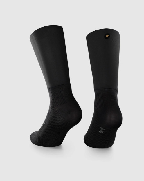 Assos GTO socks , black . # 1 .
