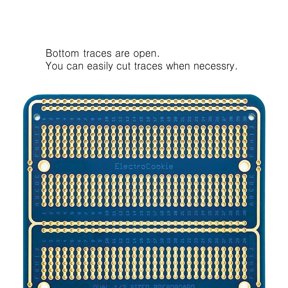 Large PCB Prototype Board Kit Solderable Breadboards for Electronics Projects...