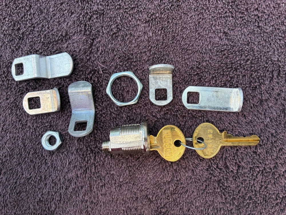 Hudson multi cam mailbox utility cam lock w/ 2 keys