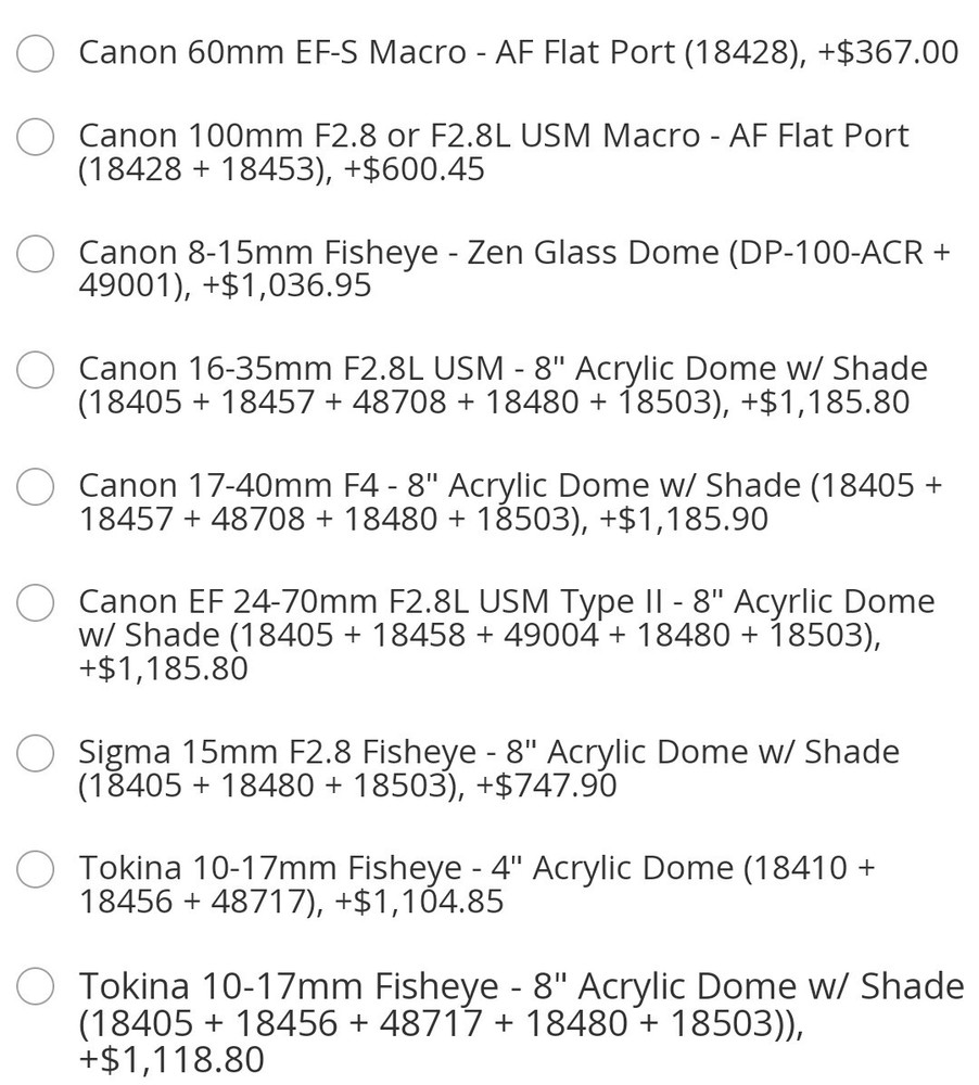 Aquatica scuba diving equipment