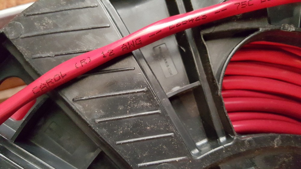 Carol E2542S 12/2C Solid Shielded Riser Red Alarm Cable Wire FPLR/CL3R /50ft