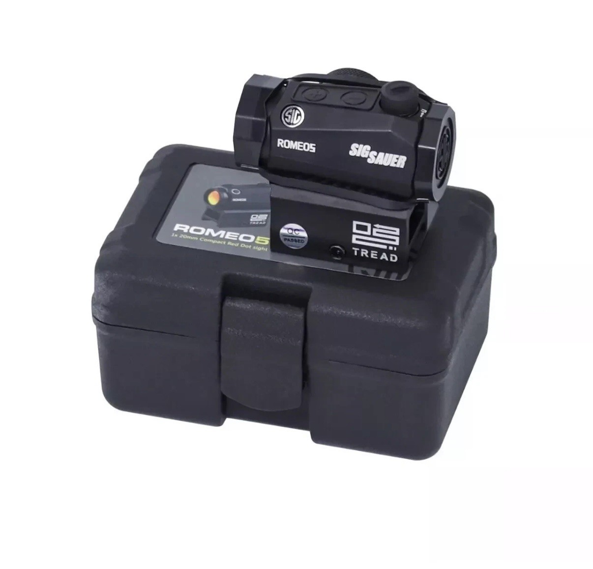 SIG SAUER ROMEO5 1x20mm Red 2 MOA Dot Sight - Black (SOR52001)