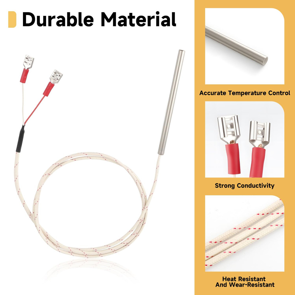 Temperature Sensor Probe Oven Temperature Probe Compatible with Vulcan Hart Repl