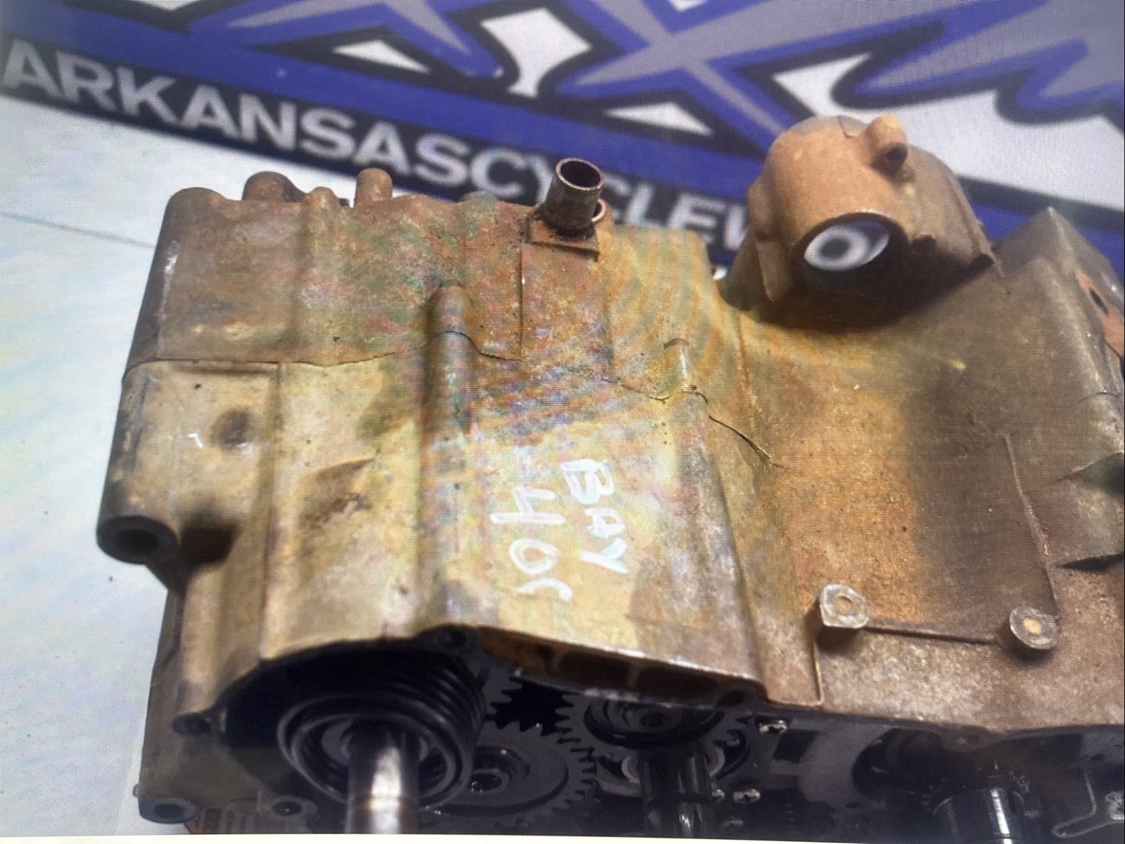 E3-1 LOWER ENGINE MOTOR CRANK 98 KAWASAKI BAYOU KLF 400 2x4 FREE US SHIP