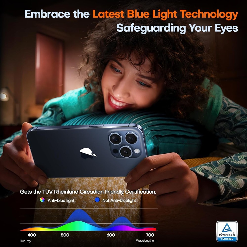 iPhone 15 Pro Max Screen Protector Tempered Glass