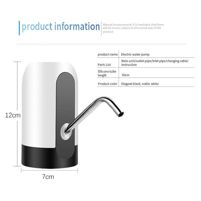 New Automatic Universal Electric Water Dispenser Pump 5 Gallon USB Bottle Switch