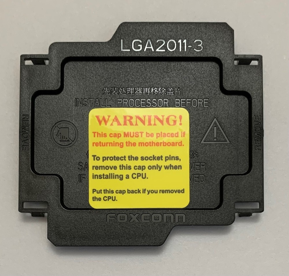 FOXCONN LGA2011-3   Intel CPU SOCKET PROTECTOR COVER Cap