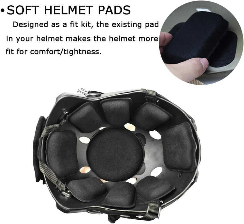 Tactical Helmet Replacement Foam Pads Kits for Fast Mich ACH USMC PASGT Helmet