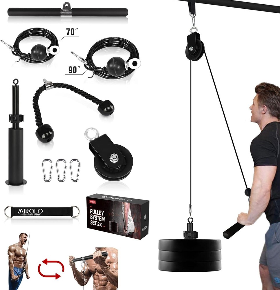 Detachable Handle Cable Machine - 2 Exercise Modes