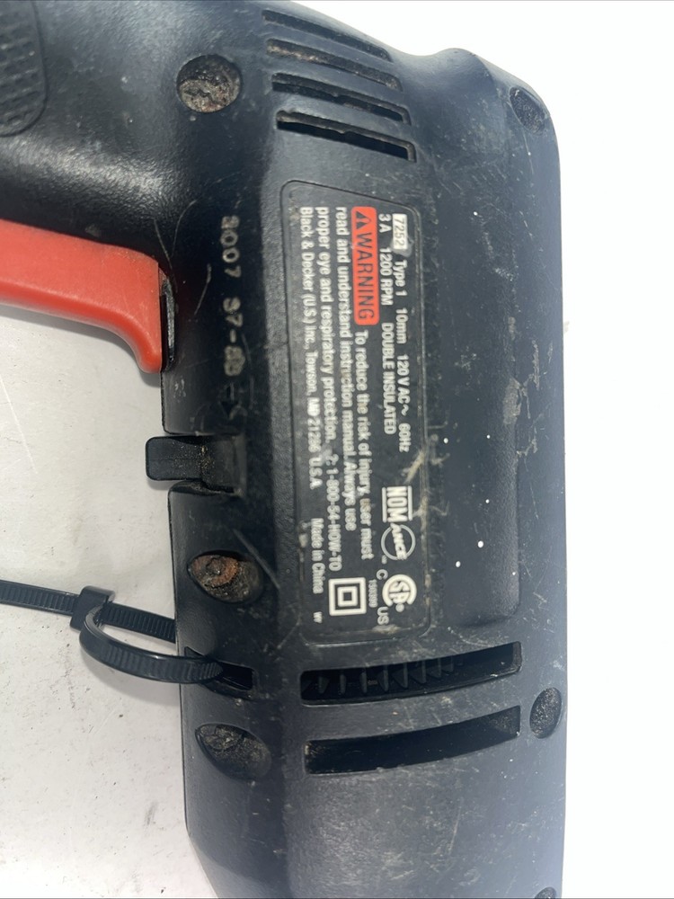 BLACK & DECKER 7152 TYPE 2 CORDED REVERSIBLE DRILL 3/8"