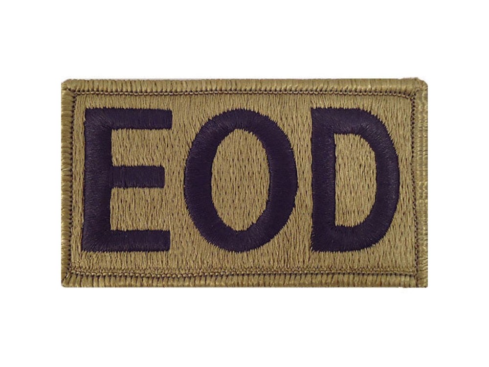 1 US Army Issue EOD Explosive Ordinance Division Hook Uniform Patch OCP 1D2