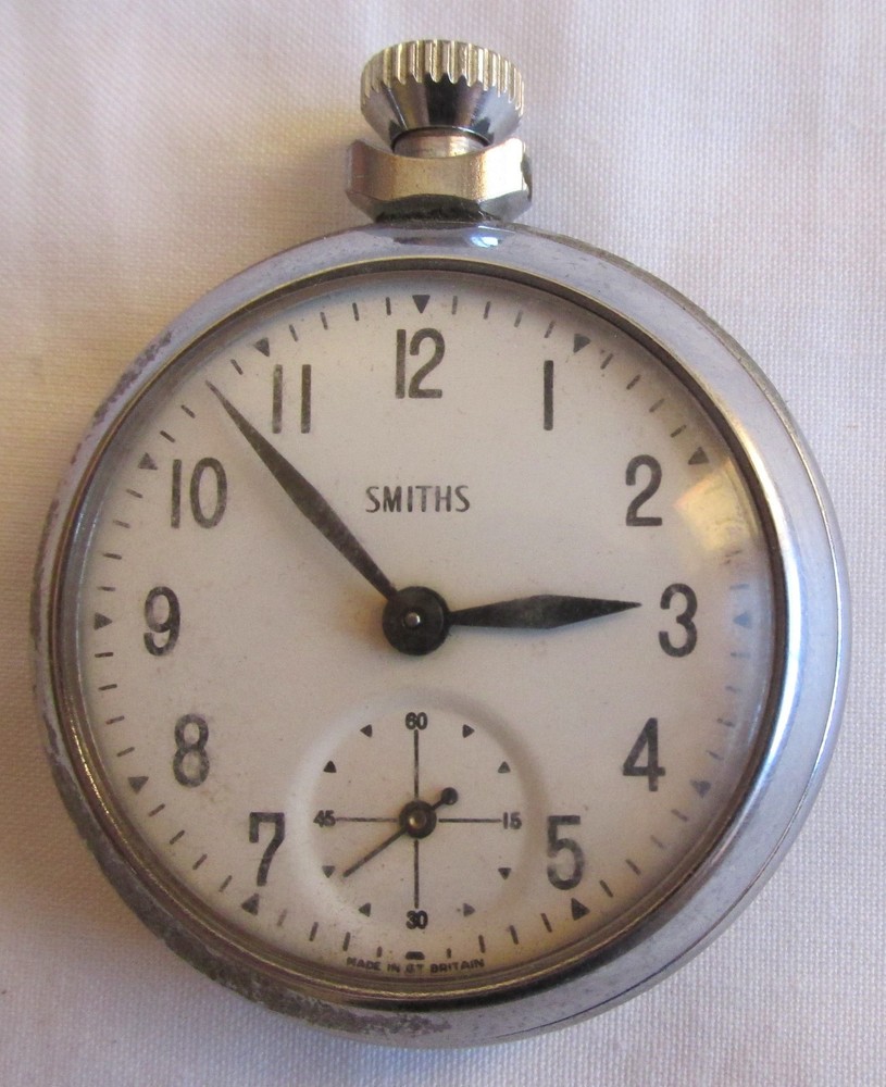 Smiths Silver Plated Pocket Watch