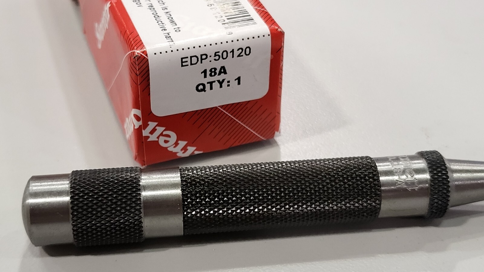 STARRETT 5" AUTOMATIC CENTER PUNCH # 18A - NEW
