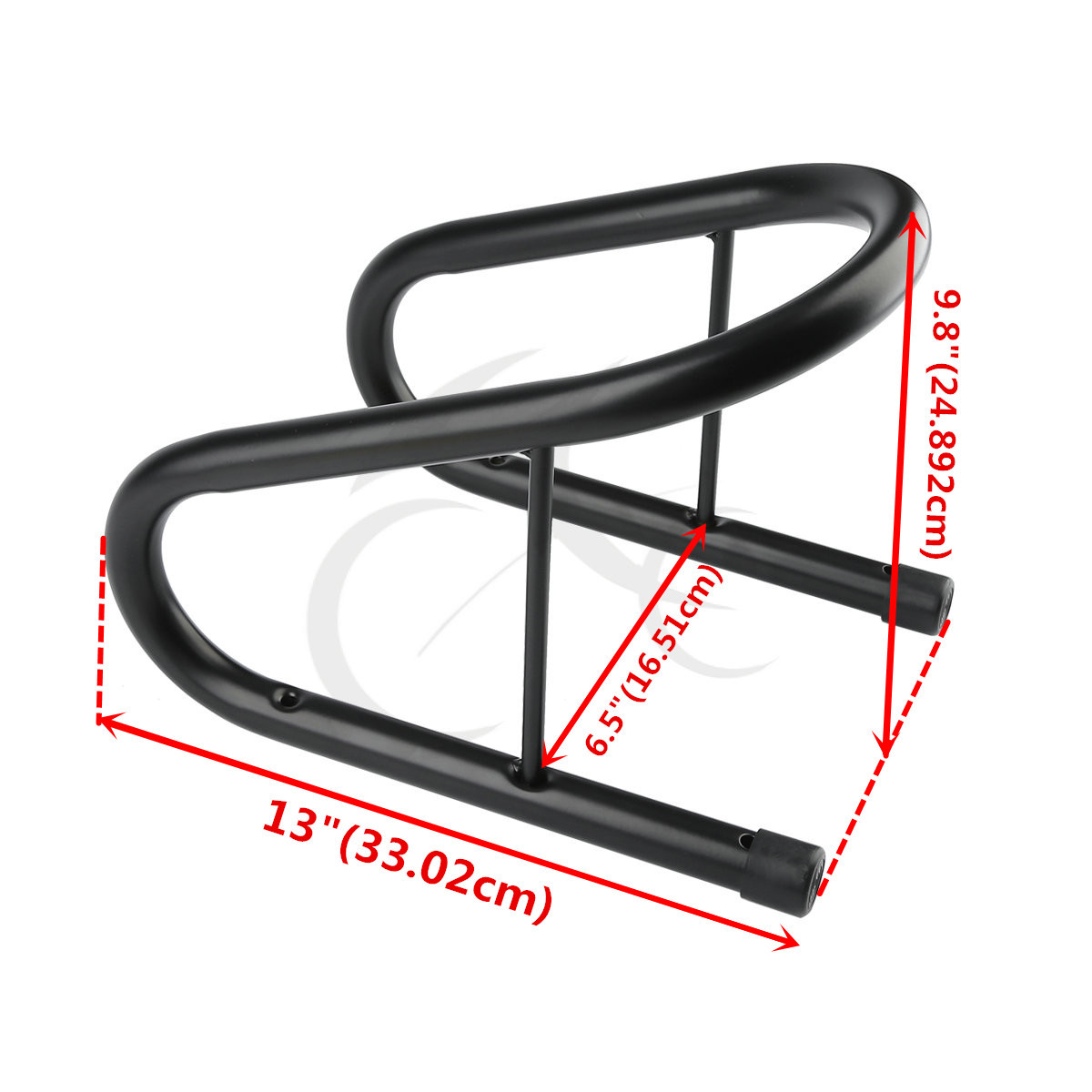 6.5" Motorcycle Wheel Chock Kit Scooter Bike Stand Trailer Truck Mount Kit Steel