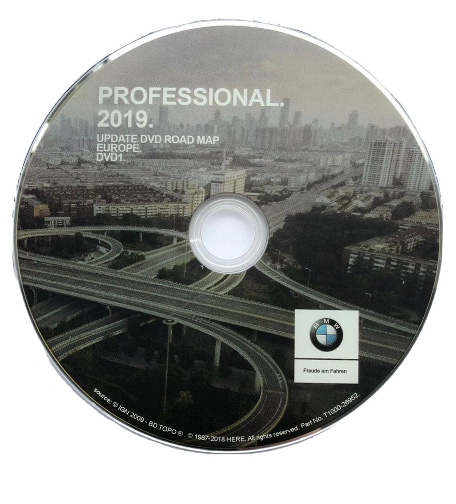 BMW PROFESSIONAL CCC SAT NAV MAPS UPDATE DISC DVD 1 3 5 6 E60 E90 E70