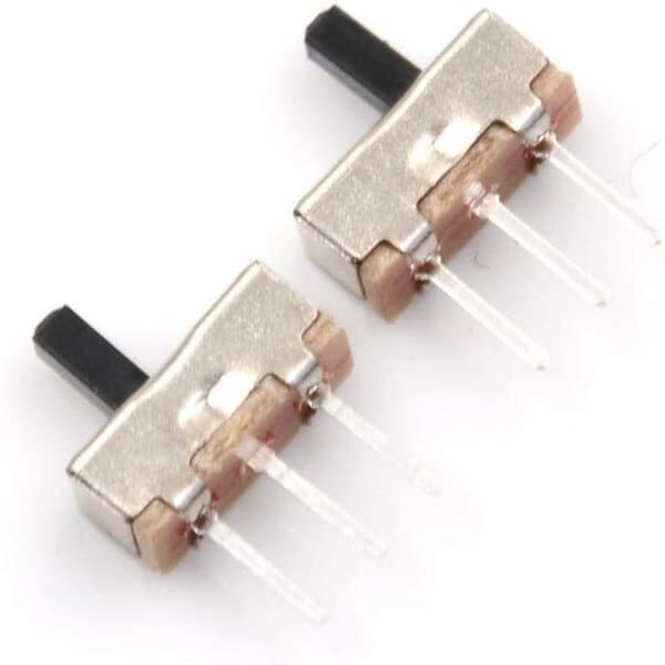 10pcs on-off switch mini 1 Way 2 Position Slide Switch PCB Mount Electronics USA