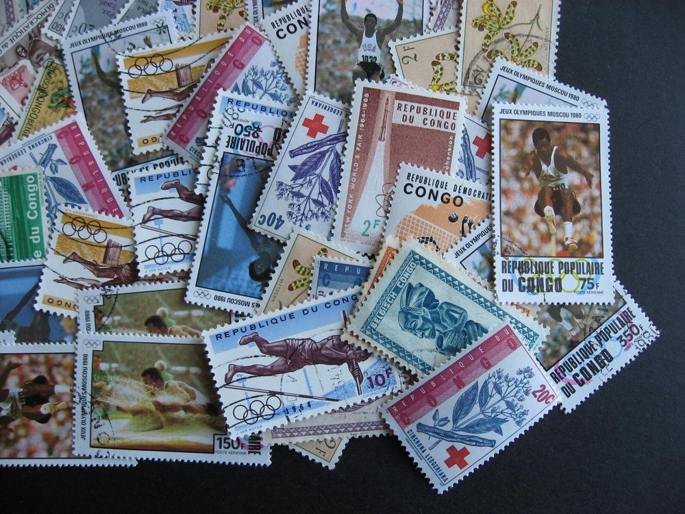 Hoard breakup mixture 100 Congos. Duplicates & mixed condition