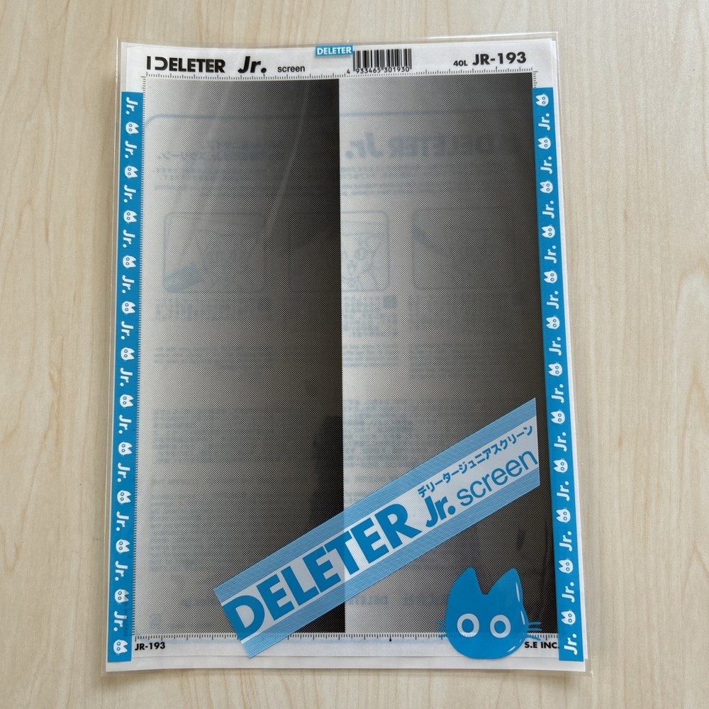 Deleter Jr-193 Screen Tone. 4933465301930