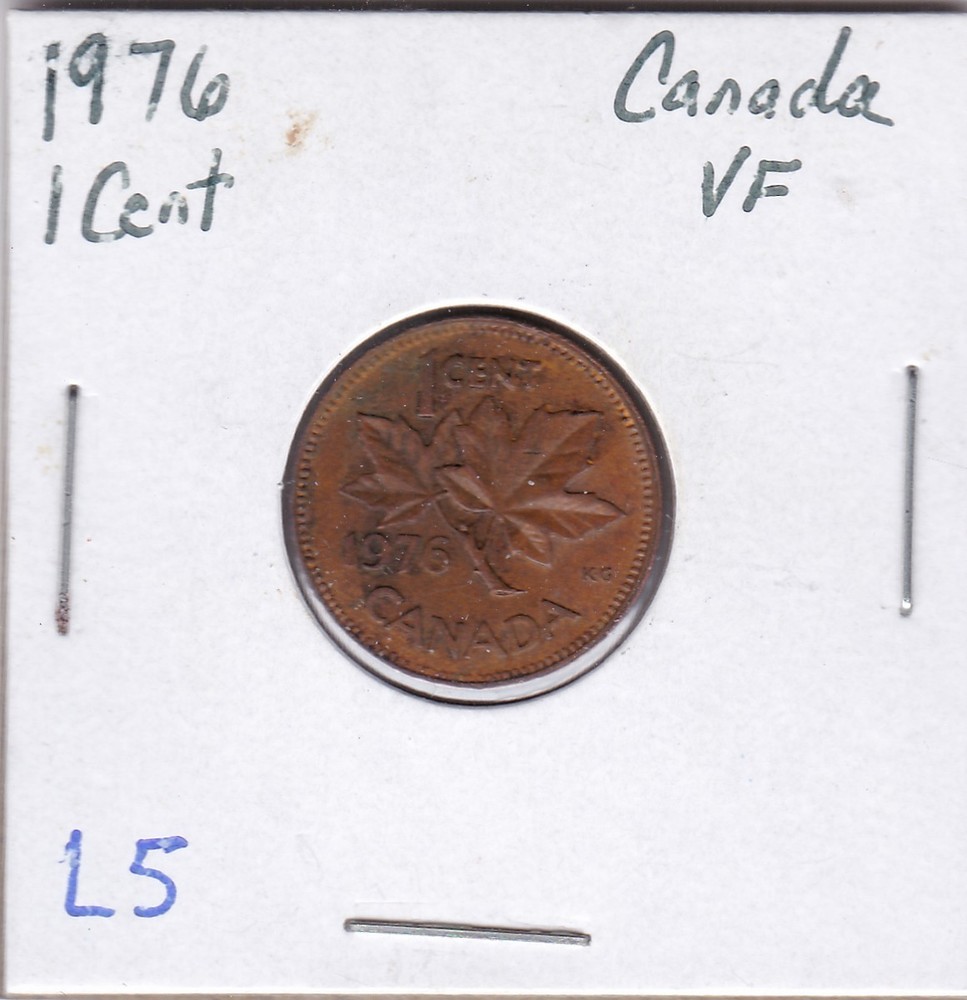 1976 Canada Cent L5