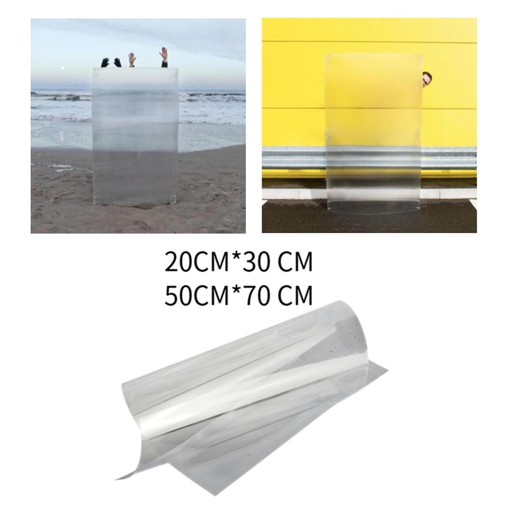 Sheet Invisible Material Lenticular Lens Card Invisibility Shield