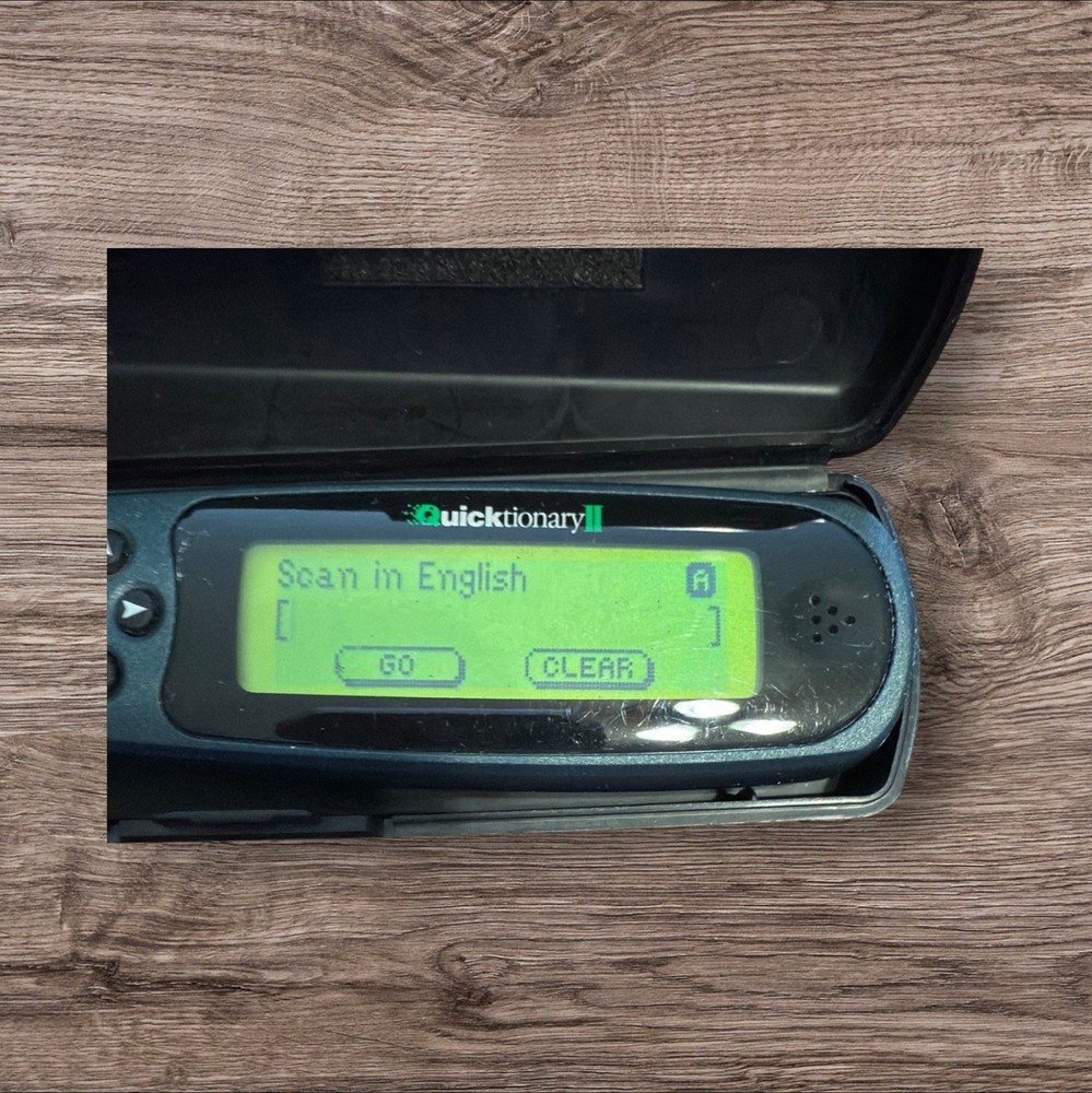 Quicktionary Reading 2 Portable Pen Personal Reading Assistant W/Case Wizcom