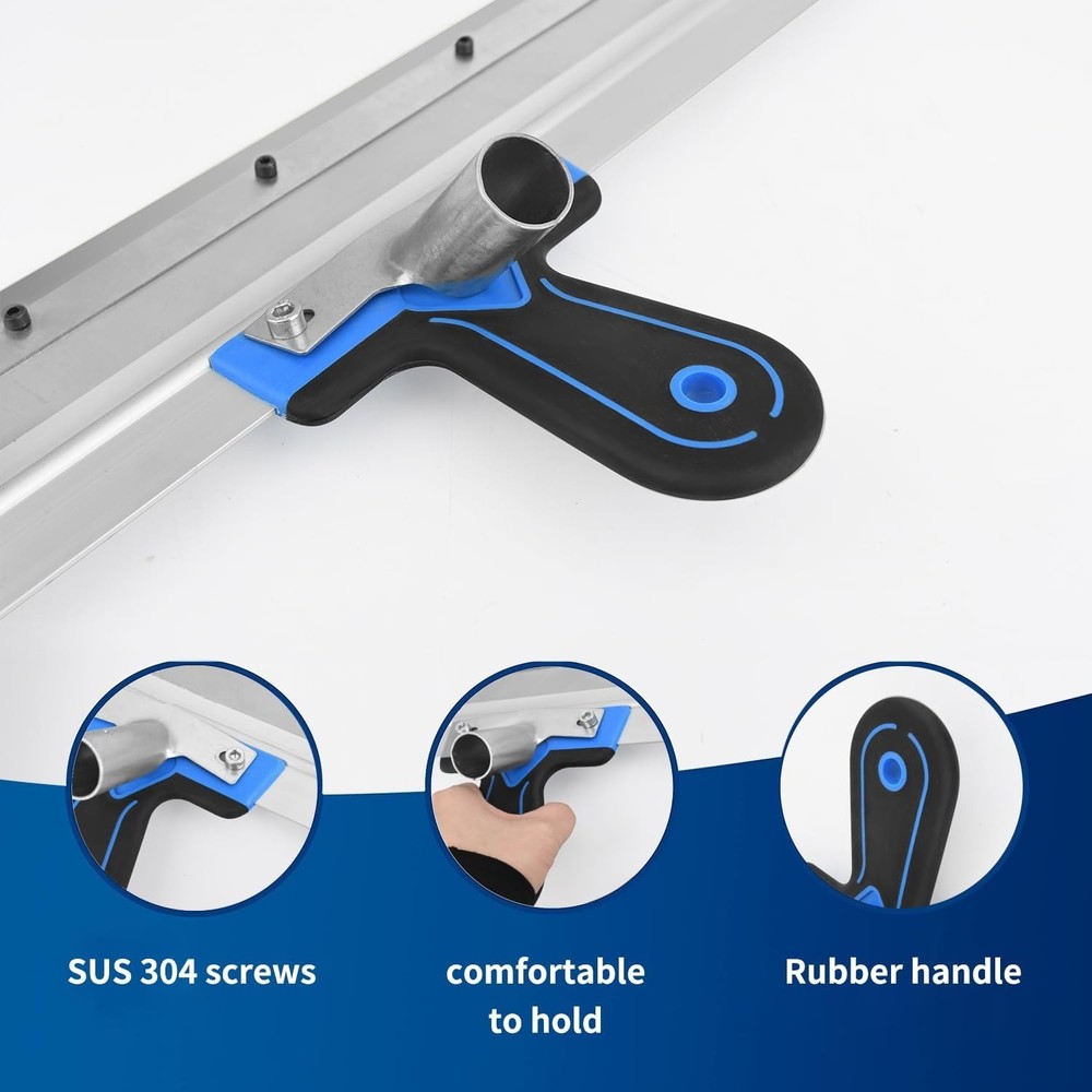 Epoxy Floor Tools Kit - Self-Leveling Rake, Spike Roller & Spiked Shoes