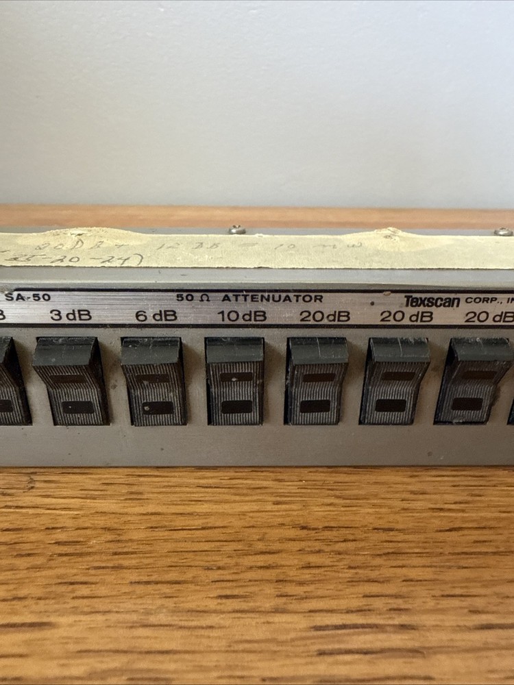 Texscan Corp SA-50 Switchable Attenuator 50 Ohm Untested