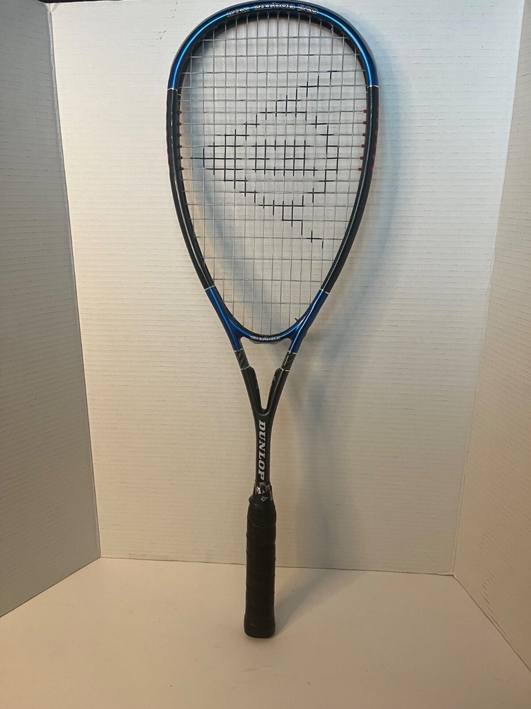 Dunlop Black Max Carbon 520 Squash Racket Blue