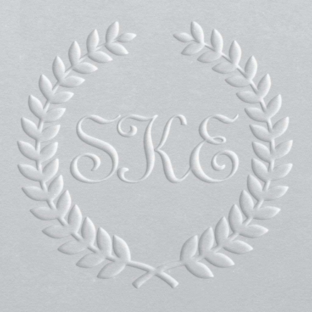 Custom Monogram Hand held Embosser - Custom embosser- monogram embosser