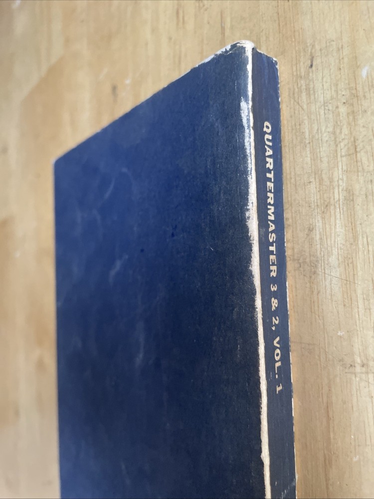 1954 Edition Navy Training Course "Quartermaster 3c & 2c" NAVPERS 10150-A Book