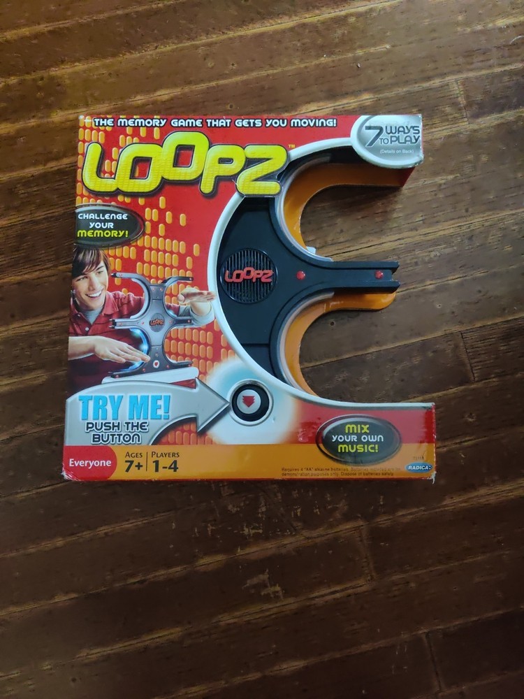 Loopz Memory Game Ages 7+ New in Box Memory Reflex Music MEMORY GAME