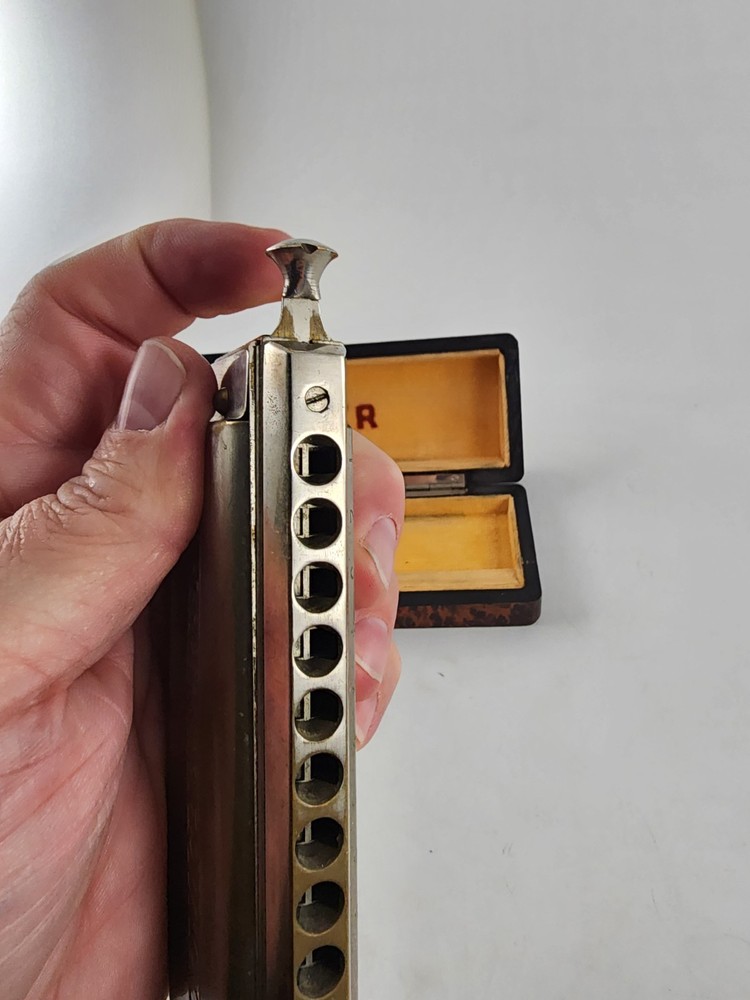 Hohner 64 Chromonica Model 280 Original Storage Box Vintage