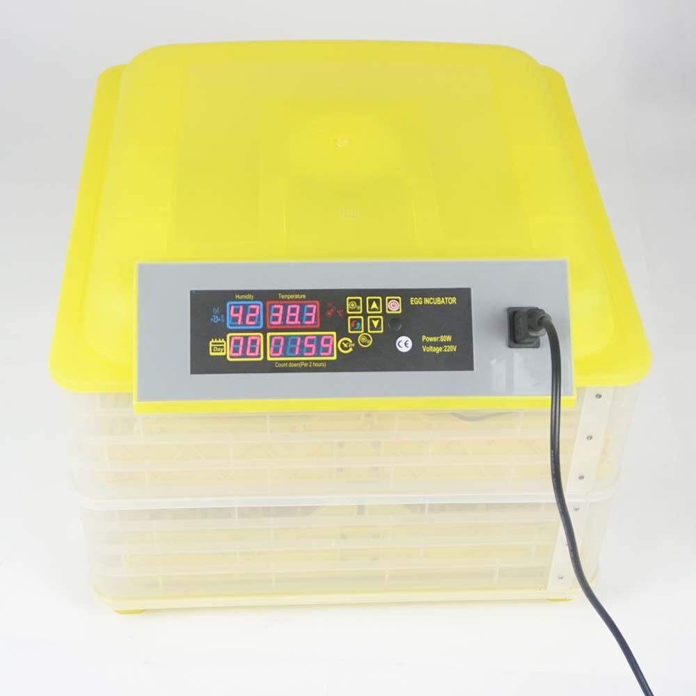 Bird Egg Incubator Poultry Hatcher Breeder Automatic Egg Turning 96 eggs