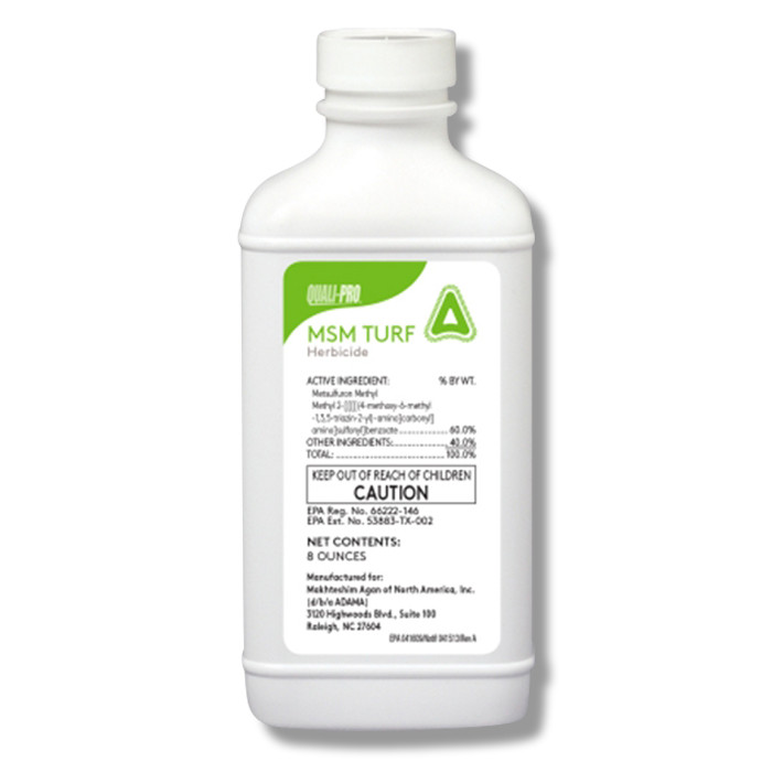 MSM Turf 8oz- Metsulfuron Methyl 60% Herbicide Manor DF